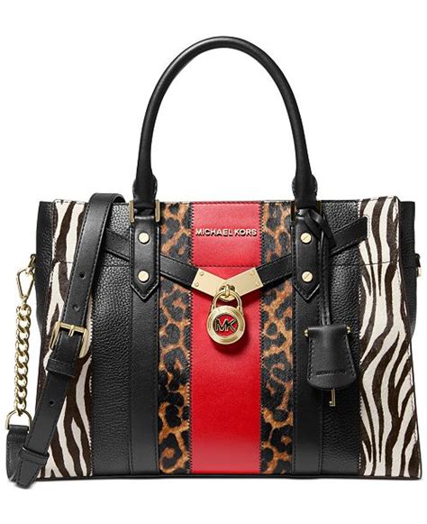 michael kors hamilton satchel red|michael kors nouveau hamilton bag.